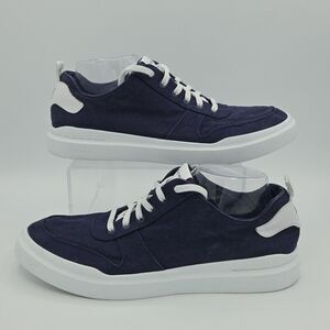 Cole Haan GrandPrø Rally Canvas Court Marine Blue/White Sneaker Men Size 10 EUC